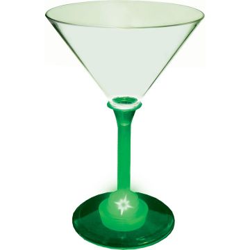Custom Light Up Martini Glass - 7 oz